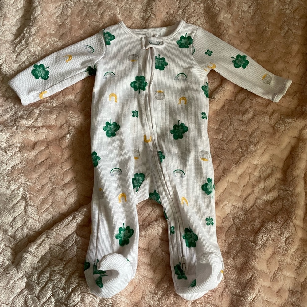 St pattys footie pj